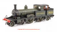 OR76AR006 Oxford Rail Adams Radial Steam Locomotive number 3520 in Southern Green livery